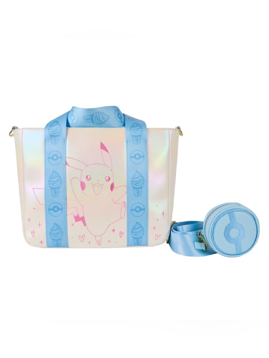 Loungefly Handbags - Loungefly- Pokémon Iridescent Pikachu Tote
Crossbody Bag with Coin Bag